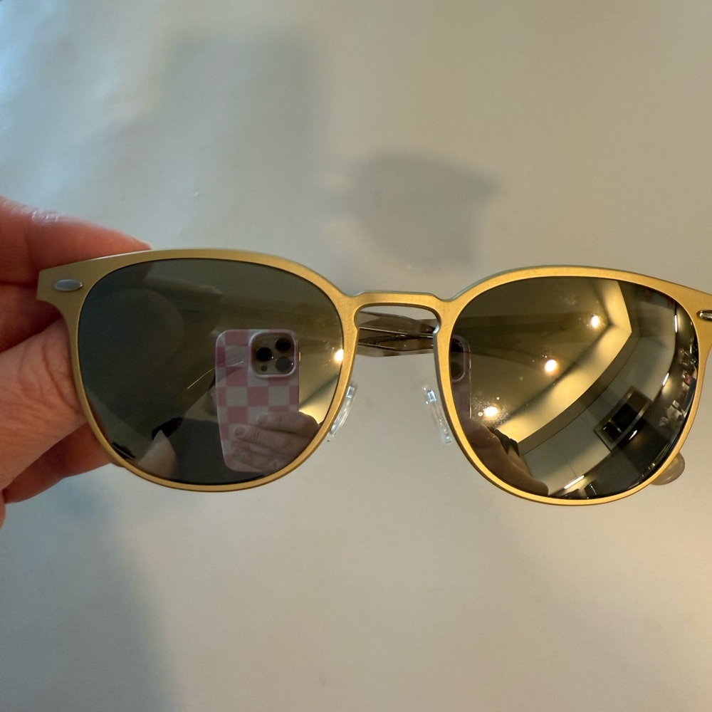 Oliver Peoples Gold Sunglasses